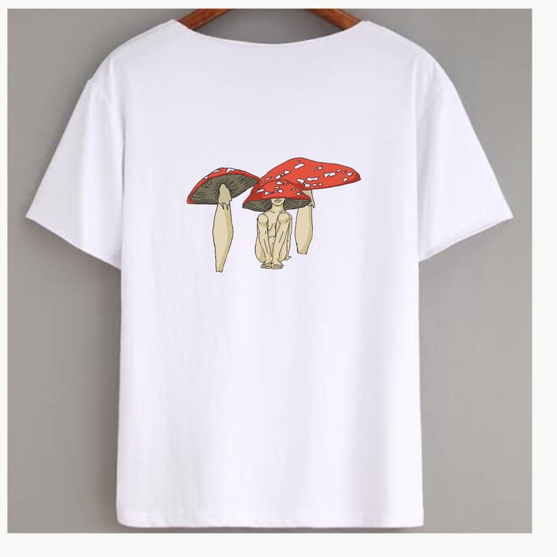 Shrooman being- T-shirt Back