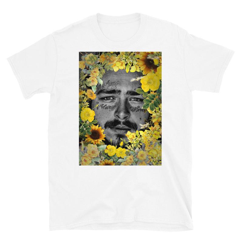 Sunflower Post Malone Short-Sleeve Unisex T-Shirt