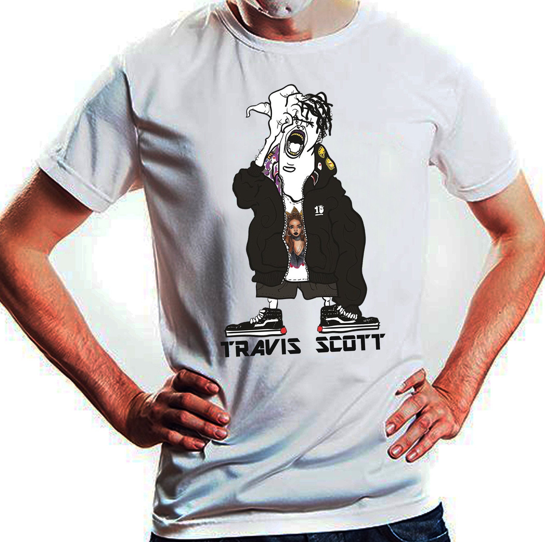 Travis Scott Rihanna T Shirt