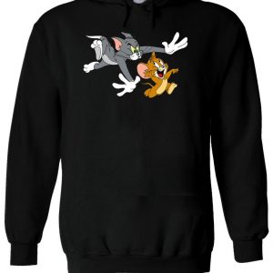 Disney Tom & Jerry Cat Mouse Movie Cartoon Funny Hoodie