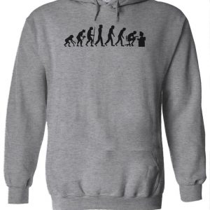 Evolution of A Computer Nerd Funny Hoodie