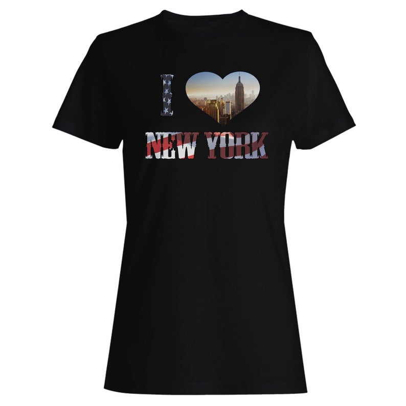 I Love New York Usa Art T Shirt