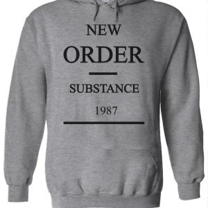 New Order Substance 1987 English Dance Band Hoodie