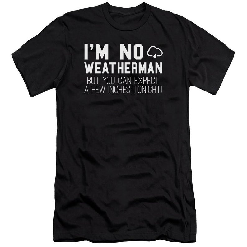 I'm No Weatherman, Adults Funny Novelty T-Shirt