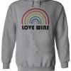 Love Wins Rainbow Hoodie