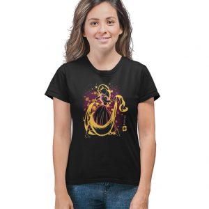 Princess Rapunzel Paint Effect Disney Inspired T-Shirt