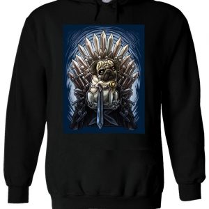 Pug of Thrones GoT Funny Tumblr Hoodie