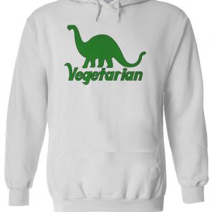 Vegetarian Dinosaur Dinasour Cool Hoodie