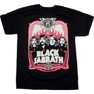 BLACK SABBATH Red Flames T-Shirt