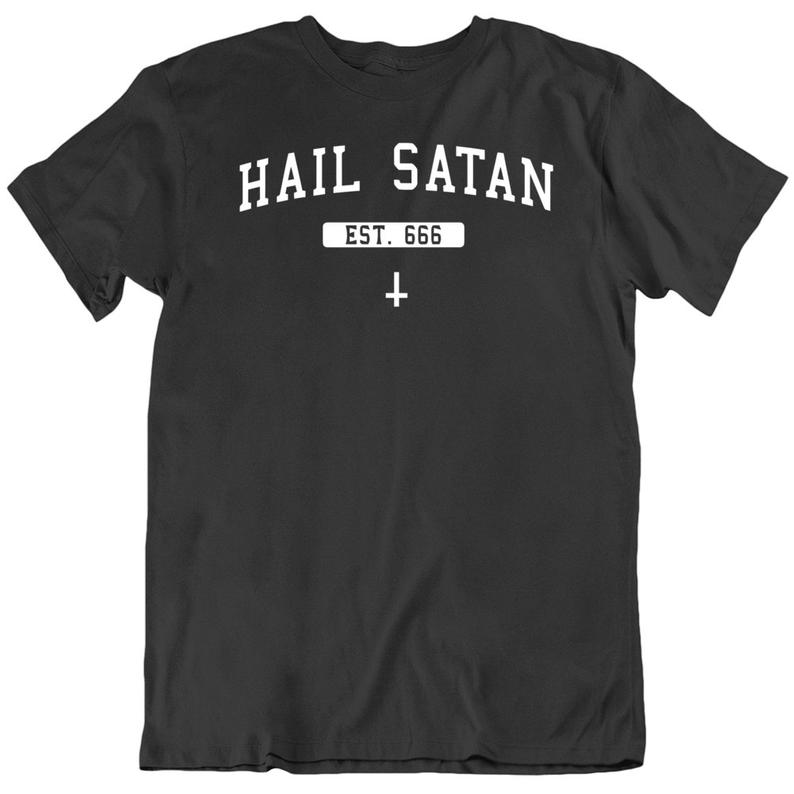 Hail Satan Est 666 T Shirt