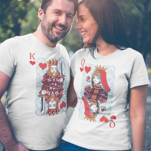King And Queen Couple T Shirt