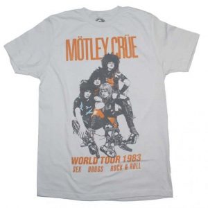 MOTLEY CRUE Vintage-Inspired World Tour 1983 T-Shirt