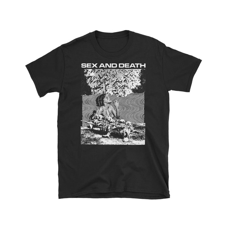 Sex And Death Bat Collage T-Shirt