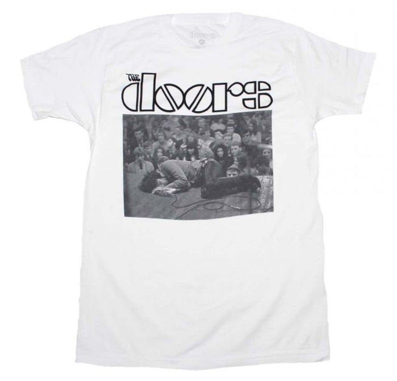 THE DOORS Stage White T-Shirt - newgraphictees.com THE DOORS Stage ...