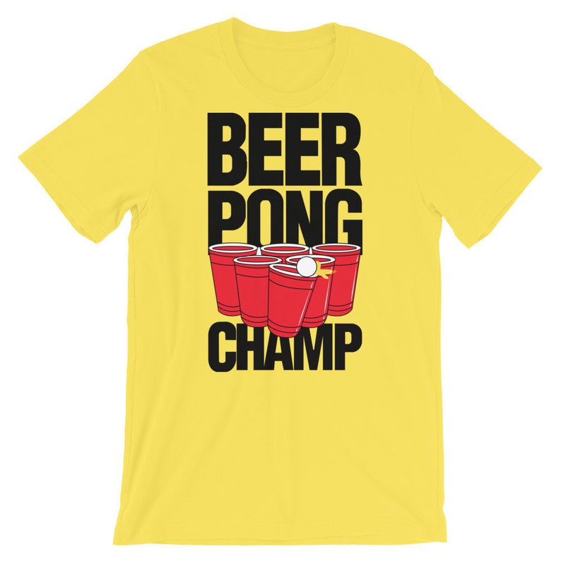 Beer Pong Champ Short-Sleeve Unisex T-Shirt