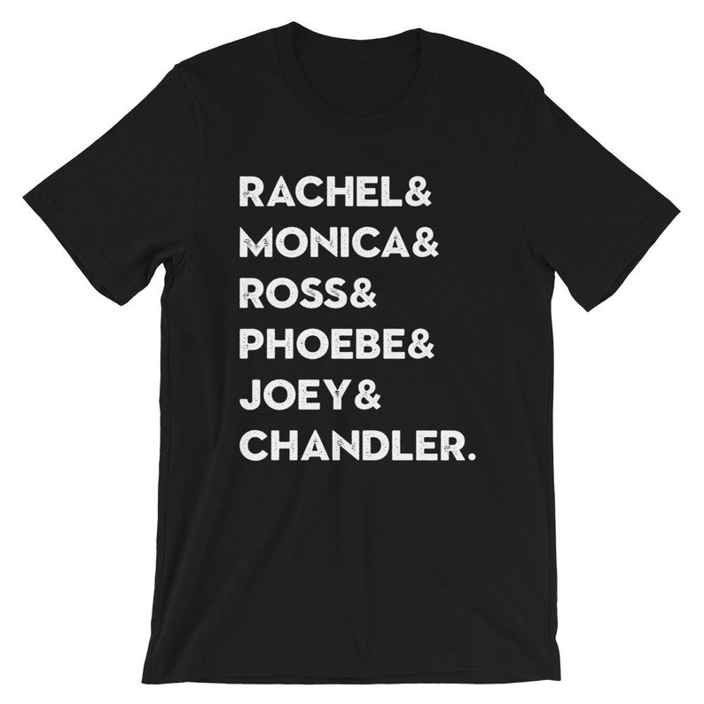 Friends Roll Call Names Short-Sleeve Unisex T-Shirt