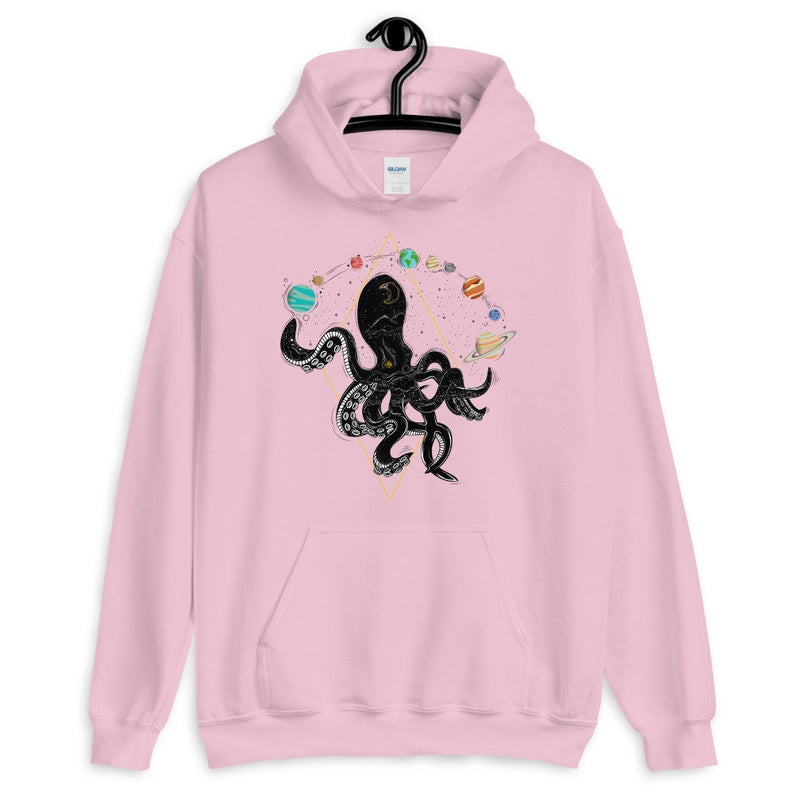 Galaxy Juggling Octopus Unisex Hoodie