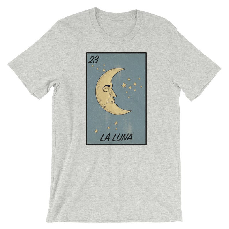 La Luna Mexican Loteria Short-Sleeve Unisex T-Shirt