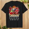 MU FC Manchester United Legends 1878-2020 Thank you for the memories Team Players Signatures T-Shirt