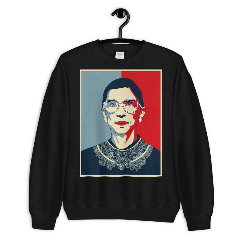Ruth Bader Ginsburg Portrait Unisex Sweatshirt