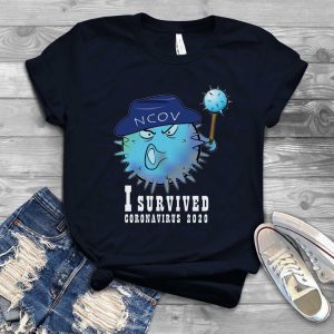 Social Distancing Warrior I Survired Coronavirus 2020 T-shirt