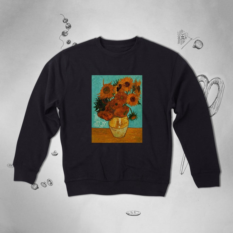 Van Gogh Sunflowers Sweatshirt