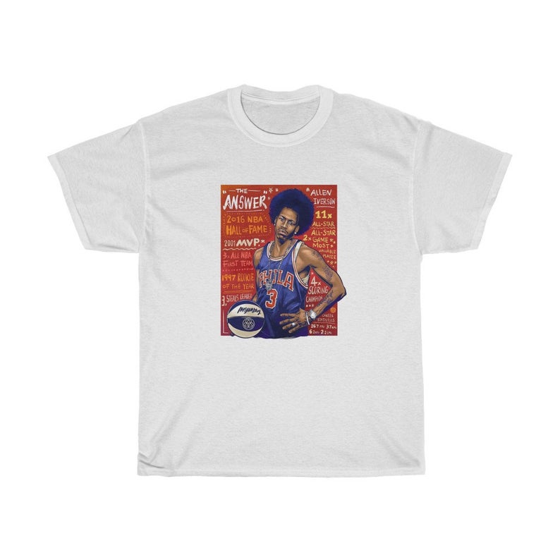 Allen Iverson Philly 76ers Slam Unisex T Shirt
