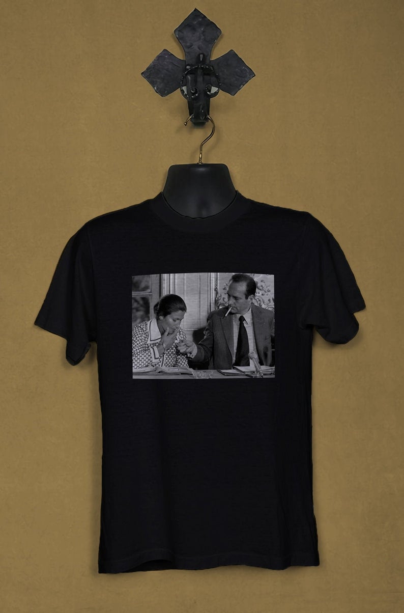 Jacques Chirac and Simone Veil T-Shirt - newgraphictees.com Jacques ...