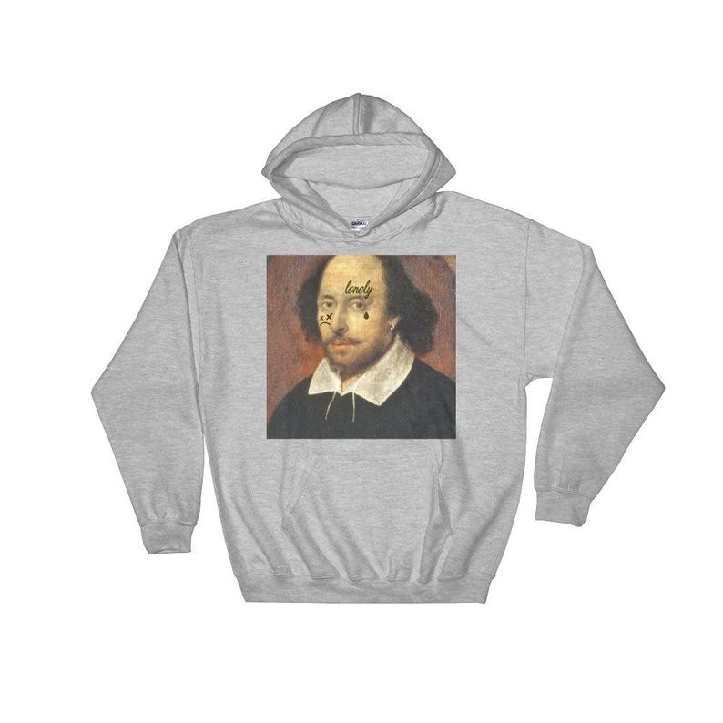 Face Tatt Shakespeare Hip Hop Hoodie