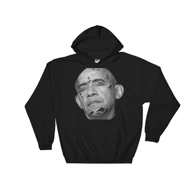 Face Tatts Barack Obama Hoodie