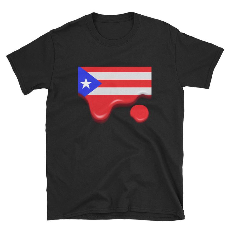 Puerto Rico Drip Short-Sleeve Unisex T-Shirt