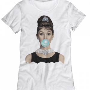 Audrey Hepburn Bubble T Shirt