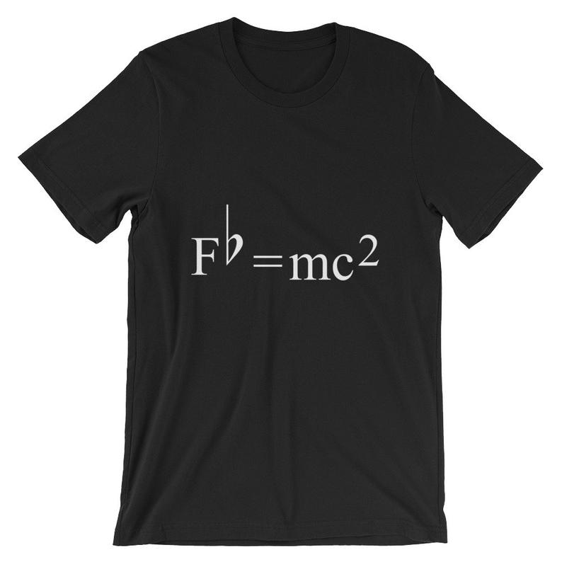 Fb = mc2 musicians theory of relativity Short-Sleeve Unisex T Shirt