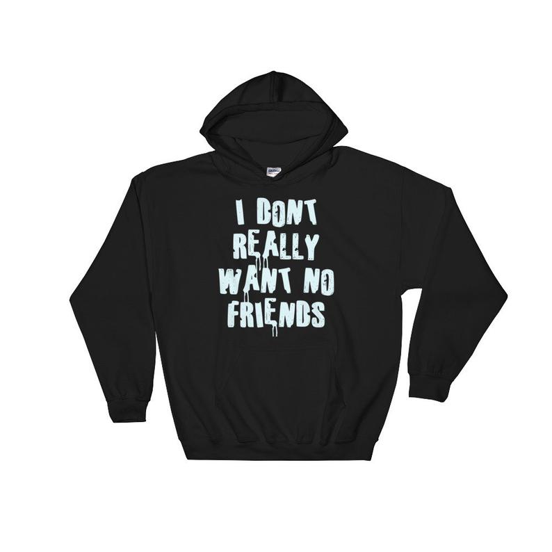 I don't really want no friends Hoodie