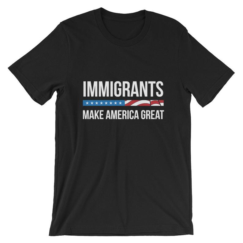 Immigrants Make America Great Short-Sleeve Unisex T Shirt