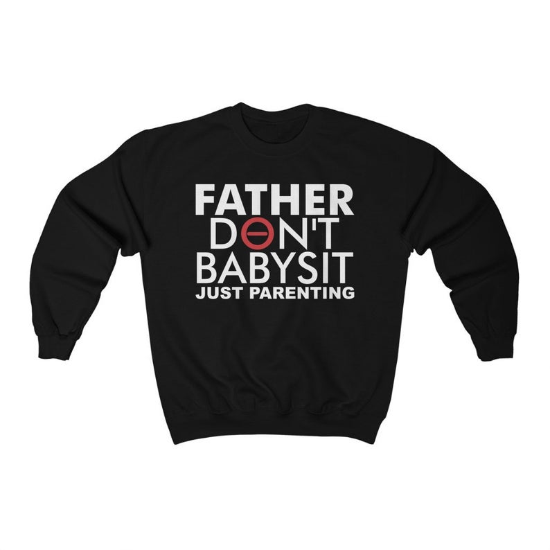 Babysit Unisex Heavy Blend Crewneck Sweatshirt