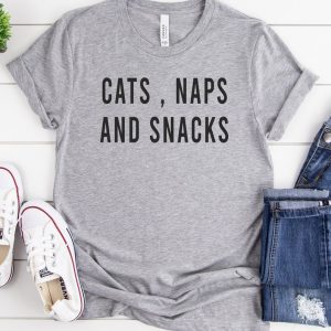 Cats Naps and Snacks T Shirt