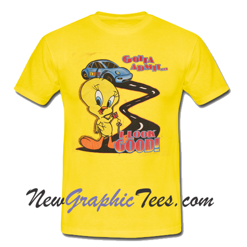 Looney Tunes Warner Brothers Tweety Bird T Shirt