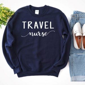 Travel Nurse Crewneck Sweatshirt