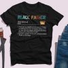 Black Father Happy Father's Day Gift George Floyd Black Lives Matter Unisex T Shirt