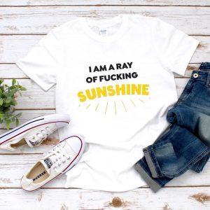 I am a ray of fucking sunshine t shirt