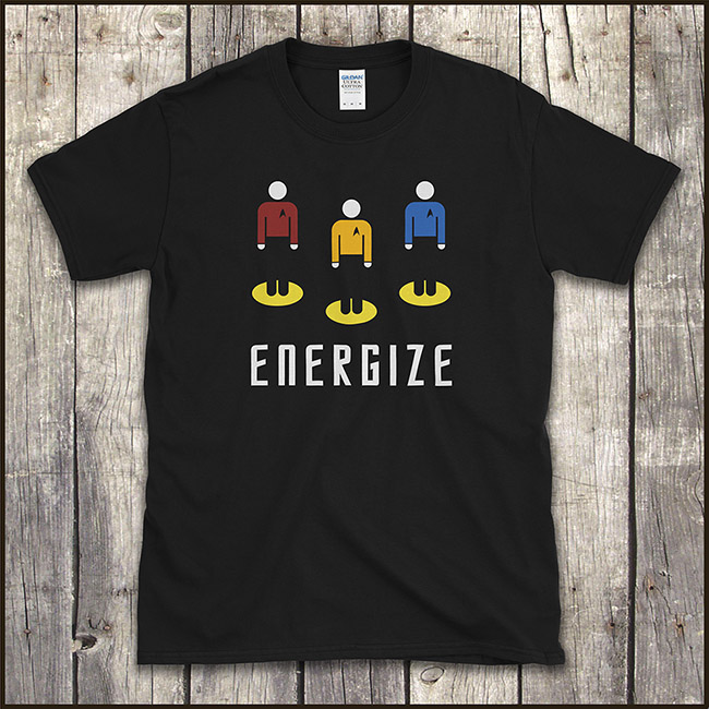 STAR TREK Energize T SHIRT