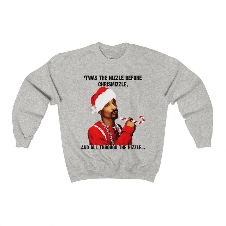 Snoop Dogg Christmas Unisex Heavy Blend Crewneck Sweatshirt