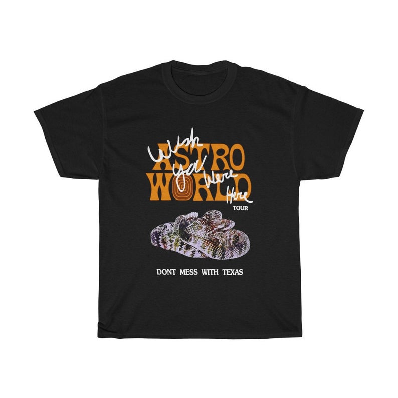 Travis Scott Don't Mess with Texas T Shirt