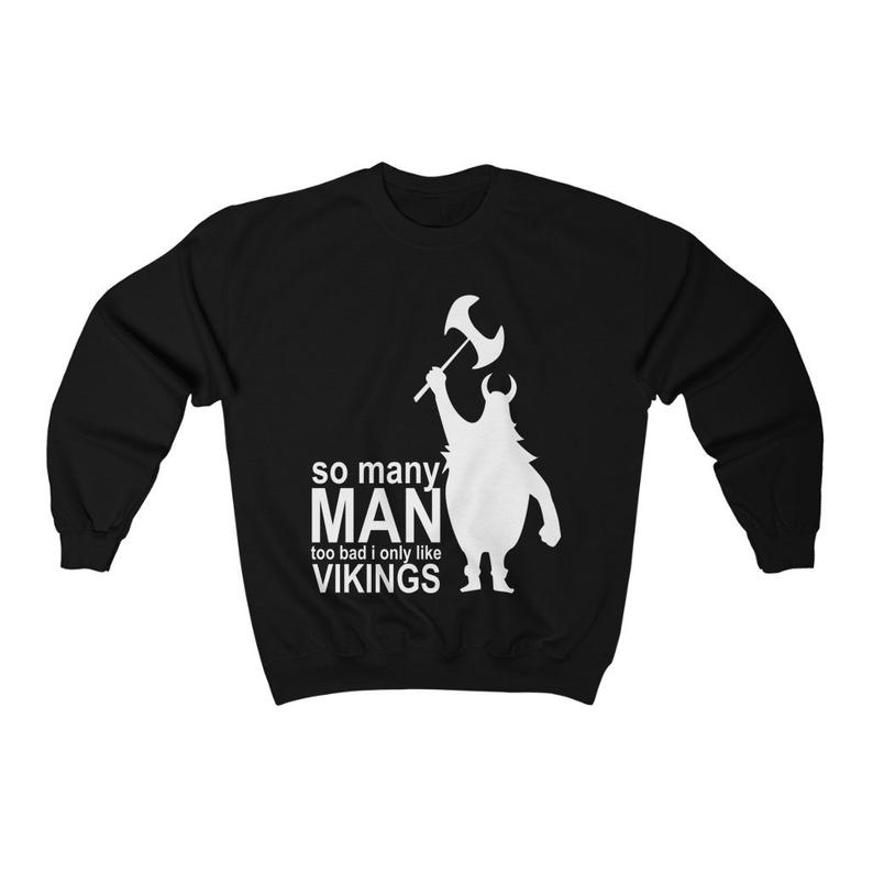 Viking Man Unisex Heavy Blend Crewneck Sweatshirt