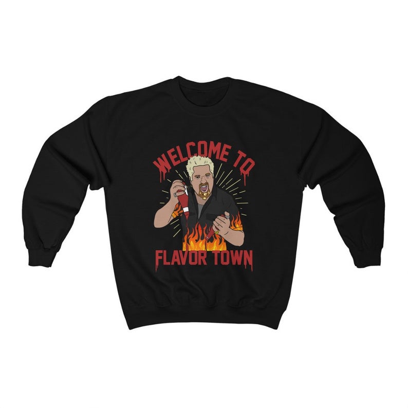 Welcome to Flavortown Unisex Heavy Blend Crewneck Sweatshirt