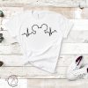 The Heart Beat Mickey Head T Shirt