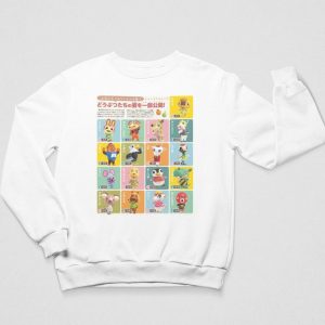 Animal Crossing Character Spread Cute Unisex Sweatshirt