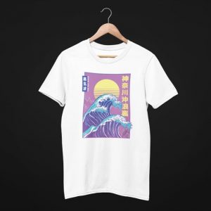 Big Wave Vaporwave Unisex T-Shirt