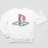 Cherry Blossom Playstation Logo Unisex Sweatshirt